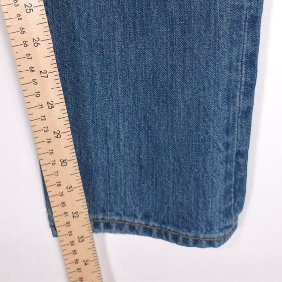 Abercrombie & Fitch Men’s Distressed Straight Jeans Button Fly Cotton Size 34x34 - Picture 7 of 13